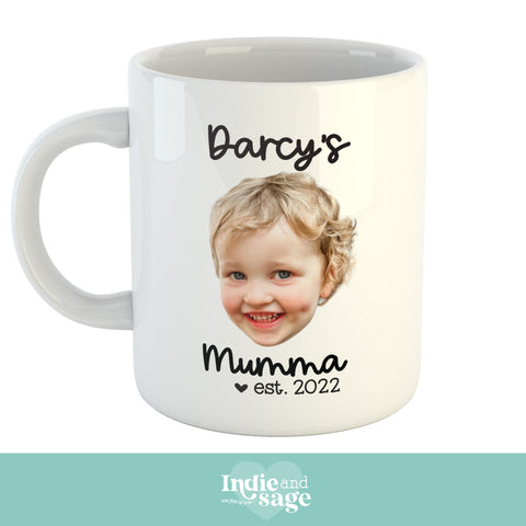 Custom Photo Mug, Mum Photo Mug (Personalise with your names!)