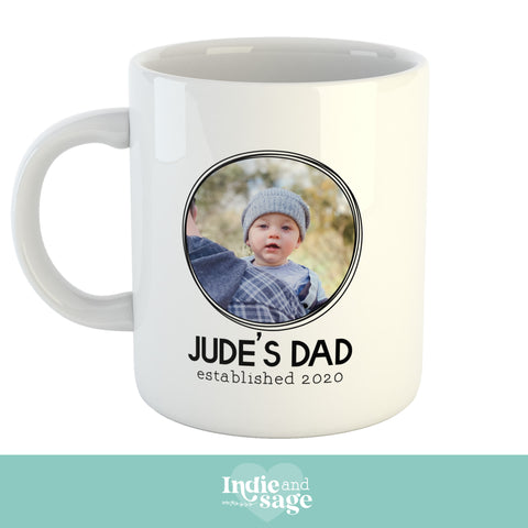 Personalised Photo Mug - Add your message to the reverse side