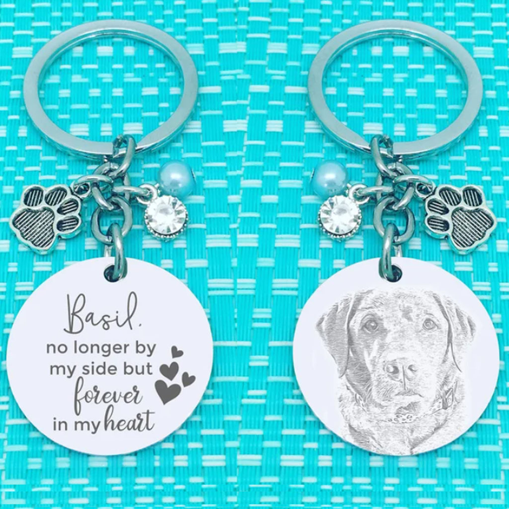 Dog clearance memorial keyring