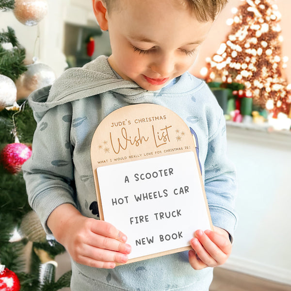 Personalised Christmas Wish List (Reusable!)