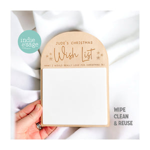 Personalised Christmas Wish List (Reusable!)