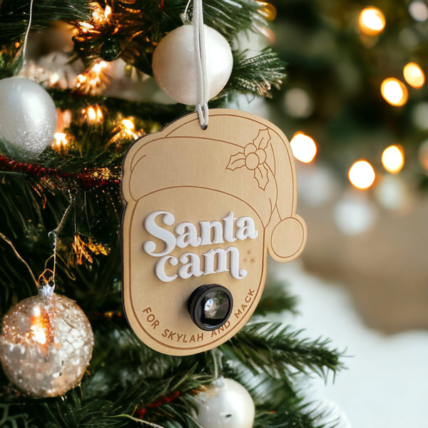 Personalised Santa Cam, with a real camera lens!